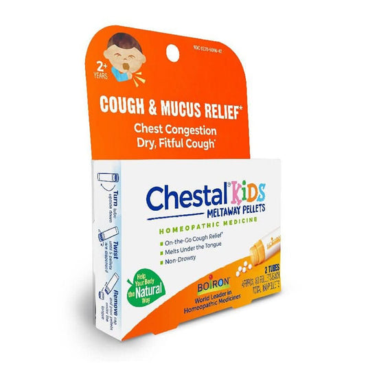 Boiron Chestal Kids Meltaway Pellets, Cough & Mucus Relief, ANB BABY