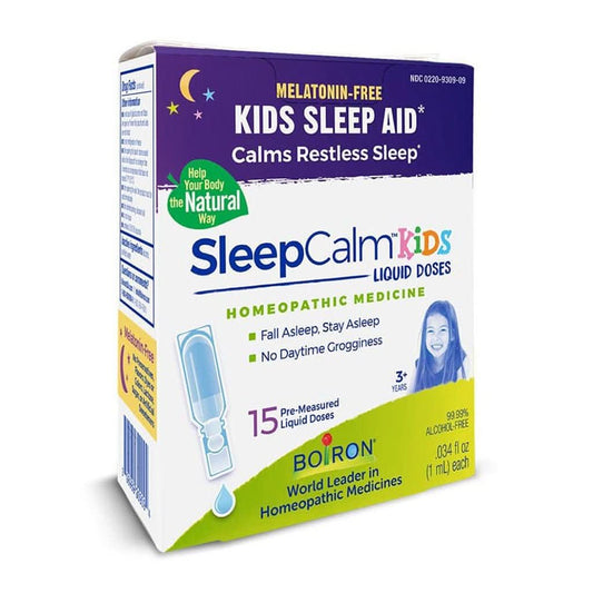 Boiron SleepCalm Kids Liquid Doses Sleep Relief, 15 Doses, ANB BABY