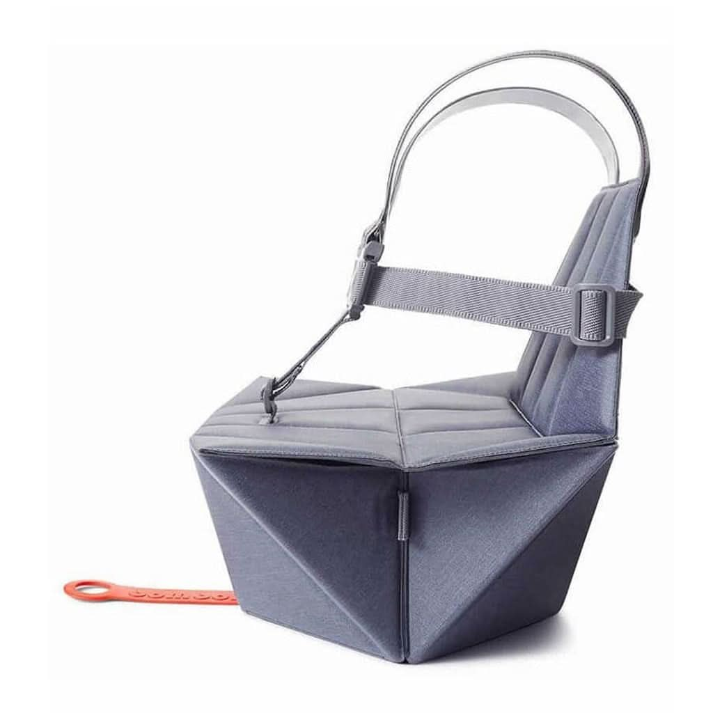 Bombol Pop - Up Booster Seat with Carry Bag, Denim Blue, ANB BABY