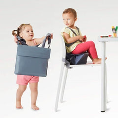 Bombol Pop - Up Booster Seat with Carry Bag, Pebble Grey, ANB BABY