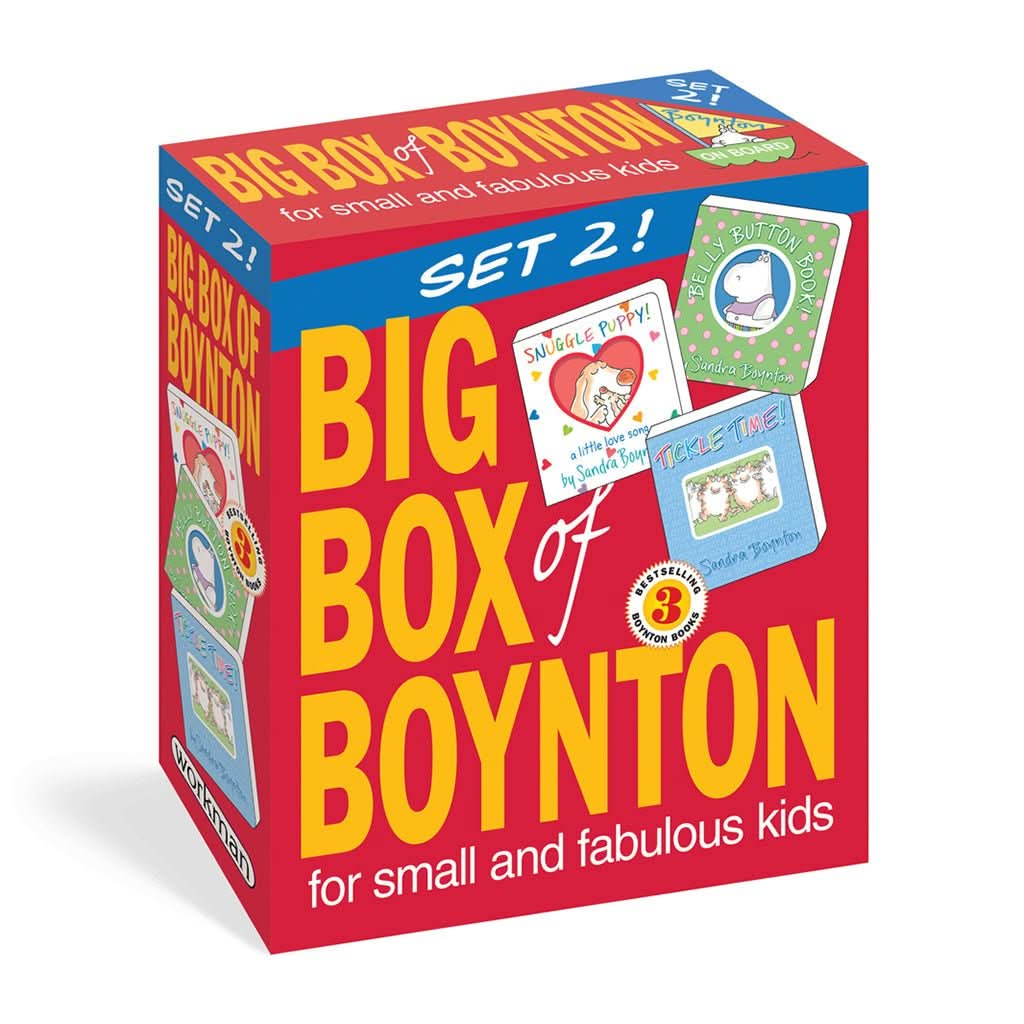 Bonyton Big Box Set 2 Board Book, Snuggle Puppy! Belly Button Book! Tickle Time!, ANB BABY