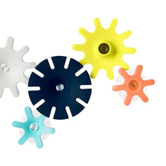 Boon 5 - Pieces Cogs Water Gears Bath Toy Set, ANB BABY