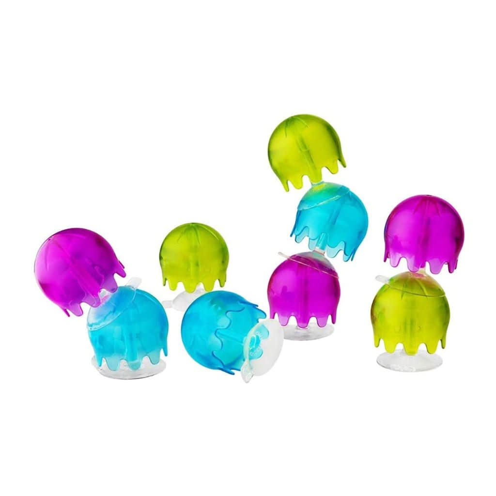 Boon 9 - Pieces Jellies Suction Cup Bath Toys, ANB BABY