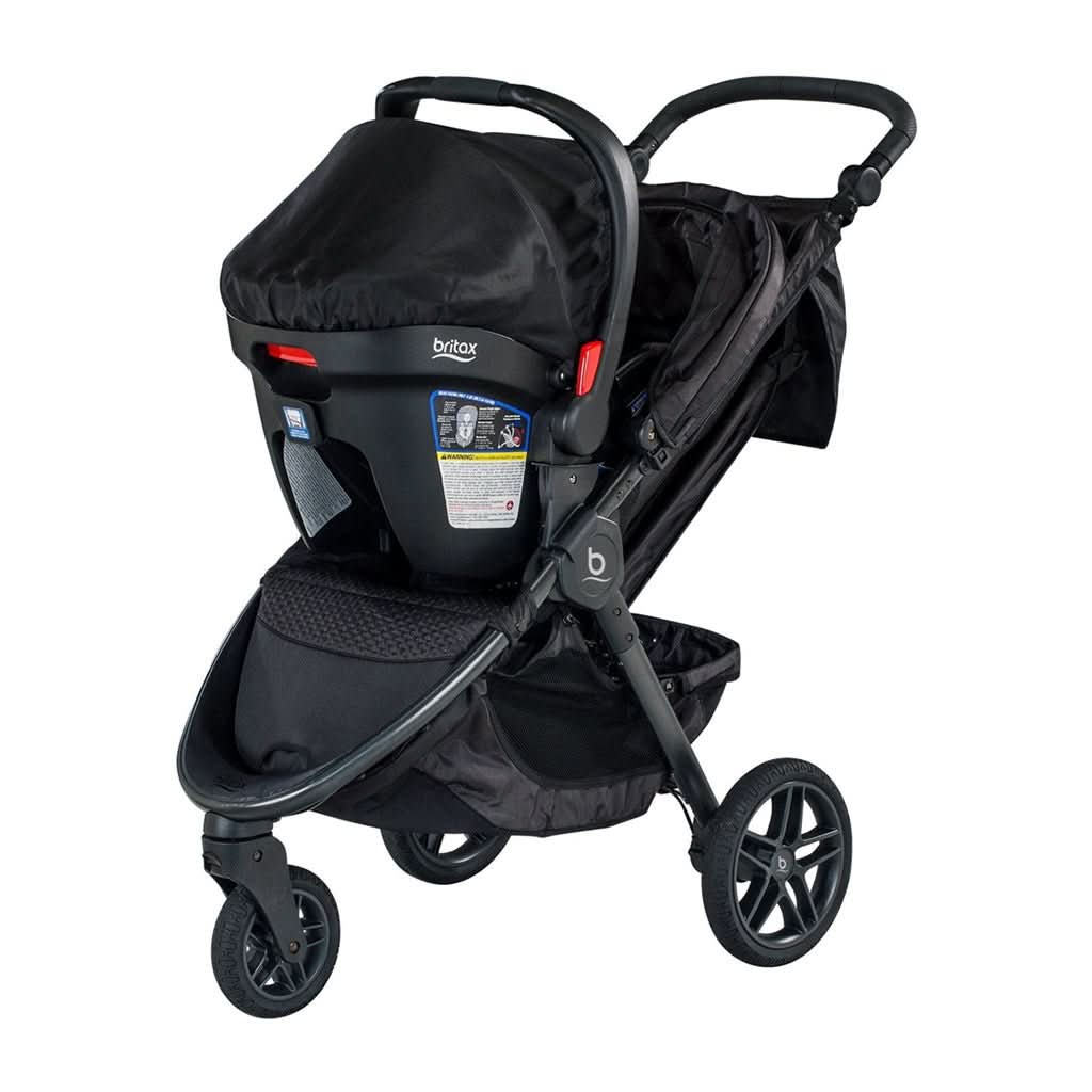 Britax B - Free and B - Safe Gen2 Flexfit+ Travel System, Midnight, ANB BABY