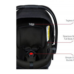 Britax B - Safe Gen2 Safewash Infant Car Seat, Eclipse Black, ANB BABY