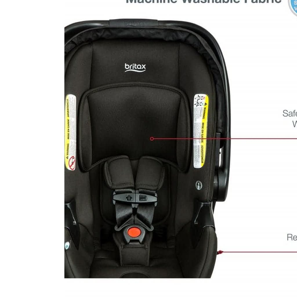 Britax B - Safe Gen2 Safewash Infant Car Seat, Eclipse Black, ANB BABY