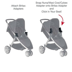 Britax Infant Car Seat Adapter for Nuna, Cybex and Maxi Cosi Car Seats, ANB BABY