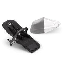 Bugaboo Donkey 5 Duo Extension Set, Midnight Black, ANB BABY