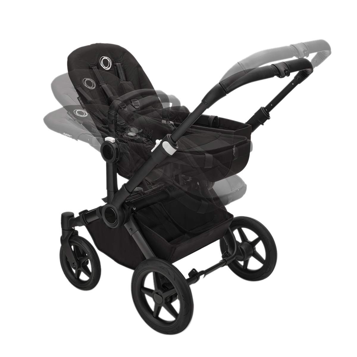 Bugaboo Donkey 5 Mono Complete Stroller, Aluminum / Midnight Black / Midnight Black, ANB BABY