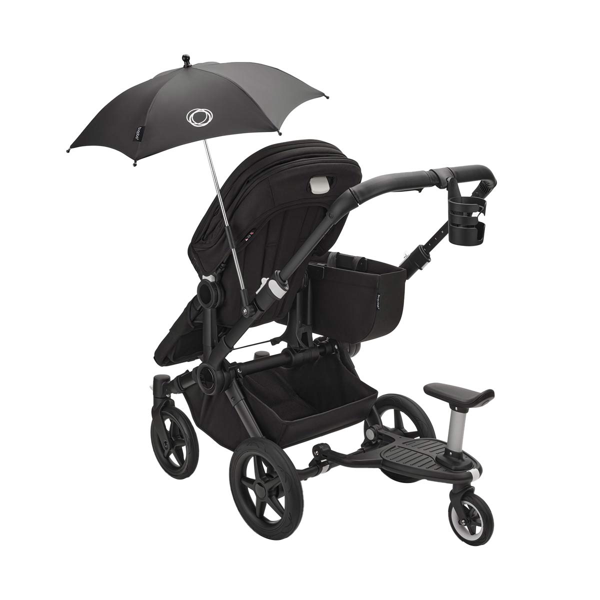 Bugaboo Donkey 5 Mono Complete Stroller, Aluminum / Midnight Black / Midnight Black, ANB BABY