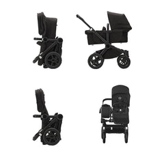 Bugaboo Donkey 5 Mono Complete Stroller, Aluminum / Midnight Black / Midnight Black, ANB BABY