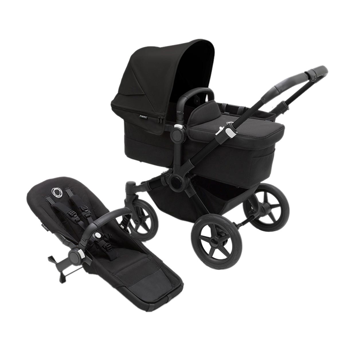 Bugaboo Donkey 5 Mono Complete Stroller, Aluminum / Midnight Black / Midnight Black, ANB BABY