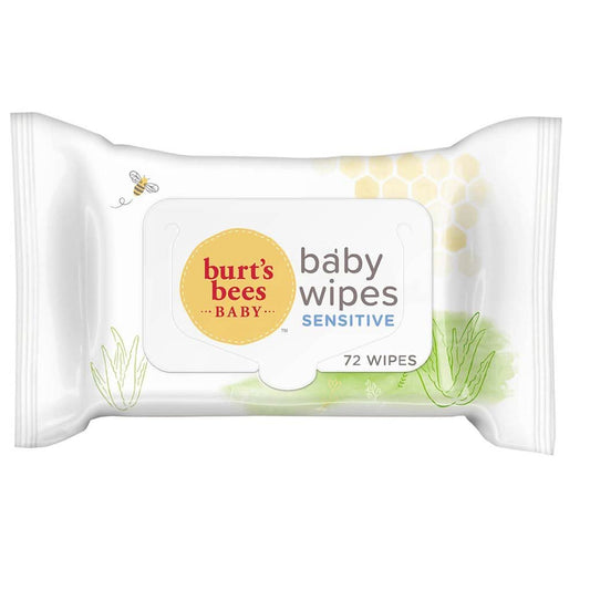 Burt's Bees Baby Wipes, Chlorine Free, 72 Count, ANB BABY