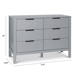 Carter's By Davinci Colby 6 - Drawer Double Dresser, ANB BABY