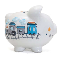 Child to Cherish Choo Choo Transportation Piggy Bank, ANB BABY