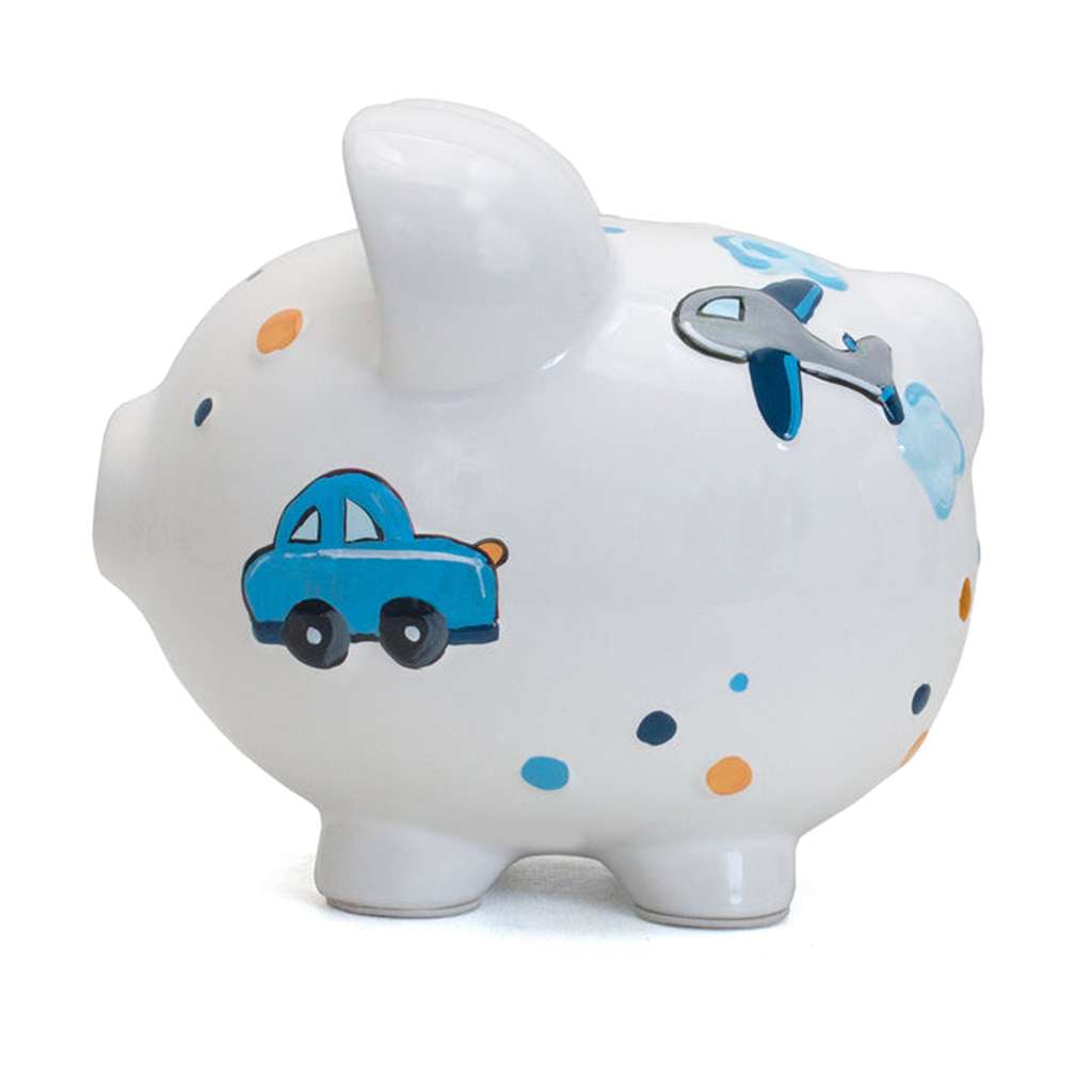 Child to Cherish Choo Choo Transportation Piggy Bank, ANB BABY