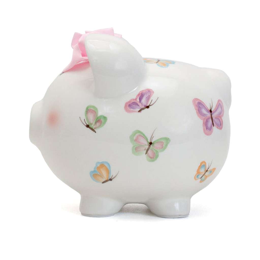 Child to Cherish Petite Papillon Piggy Bank, ANB BABY