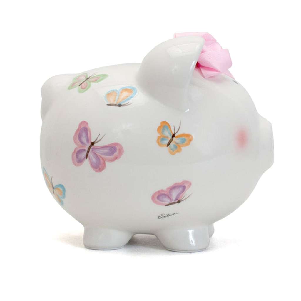 Child to Cherish Petite Papillon Piggy Bank, ANB BABY