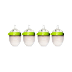 Comotomo Baby Bottle 5 - Ounce /150 ml Kit, Green, Pack of 4, ANB BABY