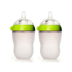 Comotomo Baby Bottle 8 oz/ 250 ml - 2 Pack Green, ANB BABY