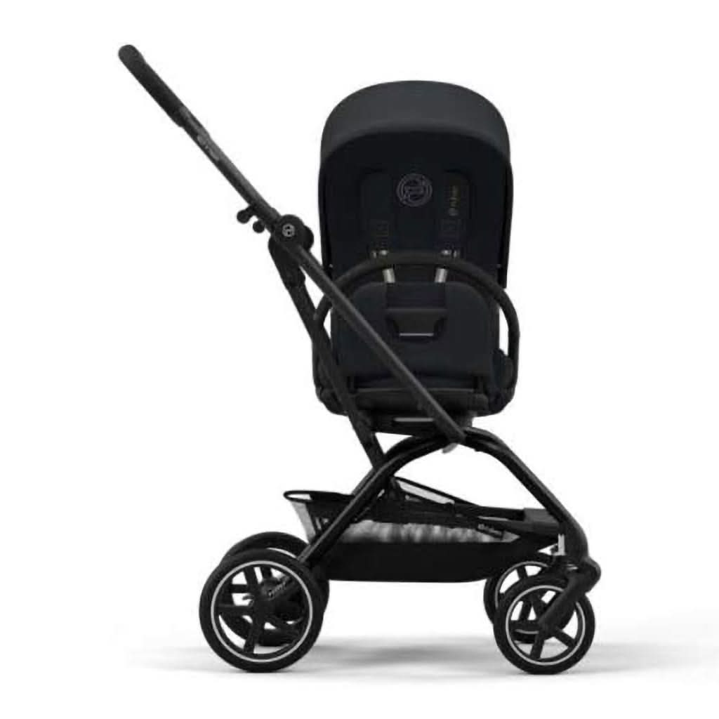 Cybex Eezy S Twist+2 V2 Lightweight Stroller, Black Frame with Magic Black Seat, ANB BABY