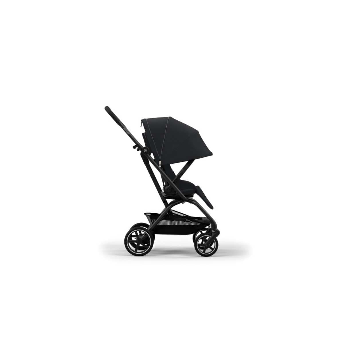 Cybex Eezy S Twist+2 V2 Lightweight Stroller, Black Frame with Magic Black Seat, 4063846450275 | ANB BABY