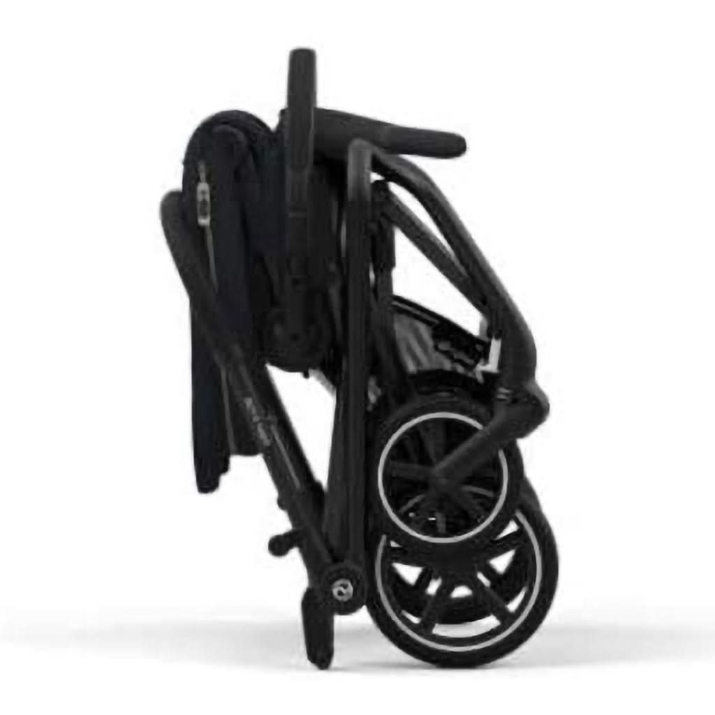 Cybex Eezy S Twist+2 V2 Lightweight Stroller, Black Frame with Magic Black Seat, ANB BABY