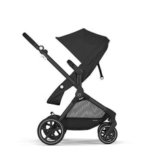 Cybex EOS Stroller, Black Frame with Moon Black Seat, ANB BABY