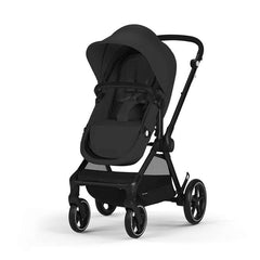 Cybex EOS Stroller, Black Frame with Moon Black Seat, ANB BABY