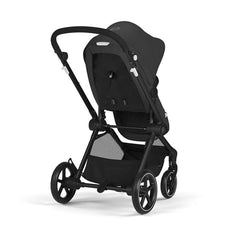 Cybex EOS Stroller, Black Frame with Moon Black Seat, ANB BABY