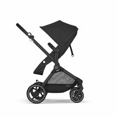 Cybex EOS Stroller, Black Frame with Moon Black Seat, ANB BABY