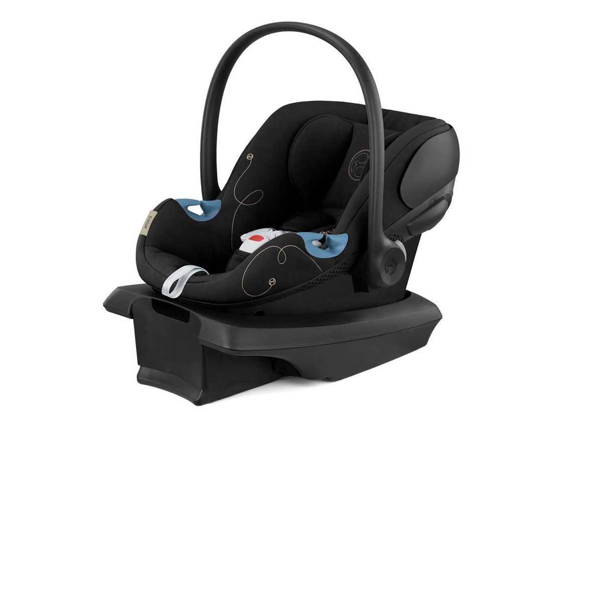 Cybex EOS Travel System with Aton G, Black Frame, ANB BABY