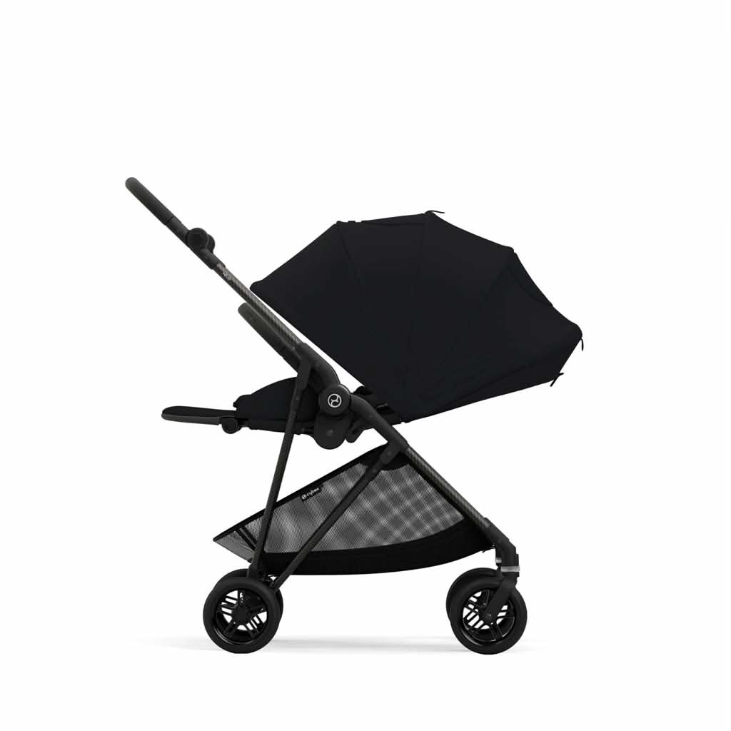 Cybex Melio Carbon 3 Stroller, Moon Black, ANB BABY