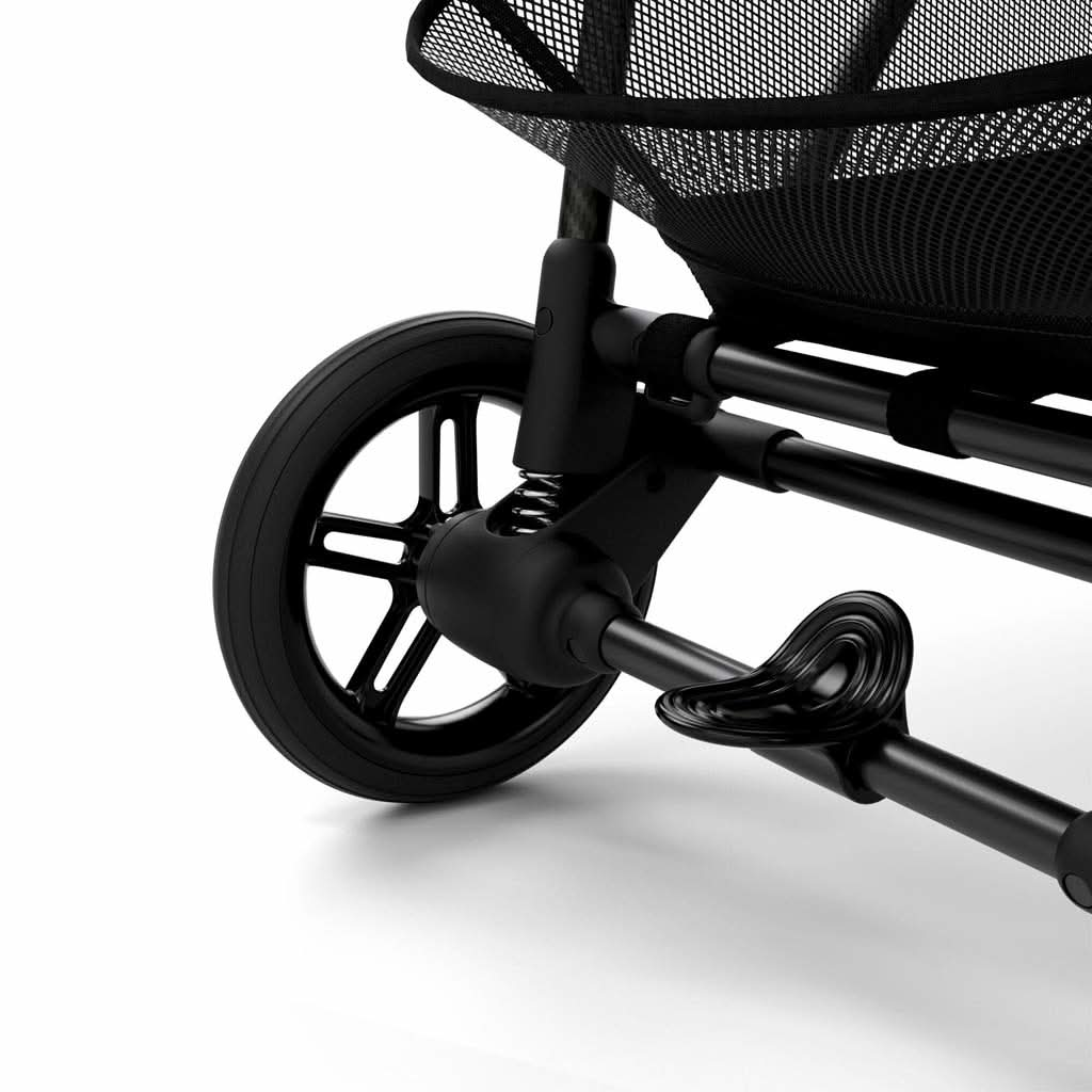 Cybex Melio Carbon 3 Stroller, Moon Black, ANB BABY