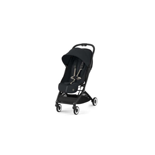 Cybex Orfeo Lightweight Stroller, Black Frame with Magic Black Seat, 4063846451692 | ANB BABY