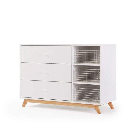 DaDaDa Central Park 2.0 3 - Drawer, Two Shelves Dresser, ANB BABY