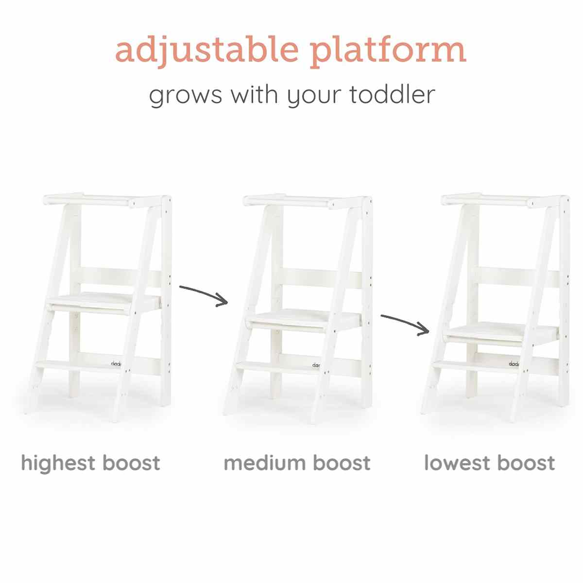 DaDaDa Folding Toddler Tower, 7290019952299 -- ANB Baby