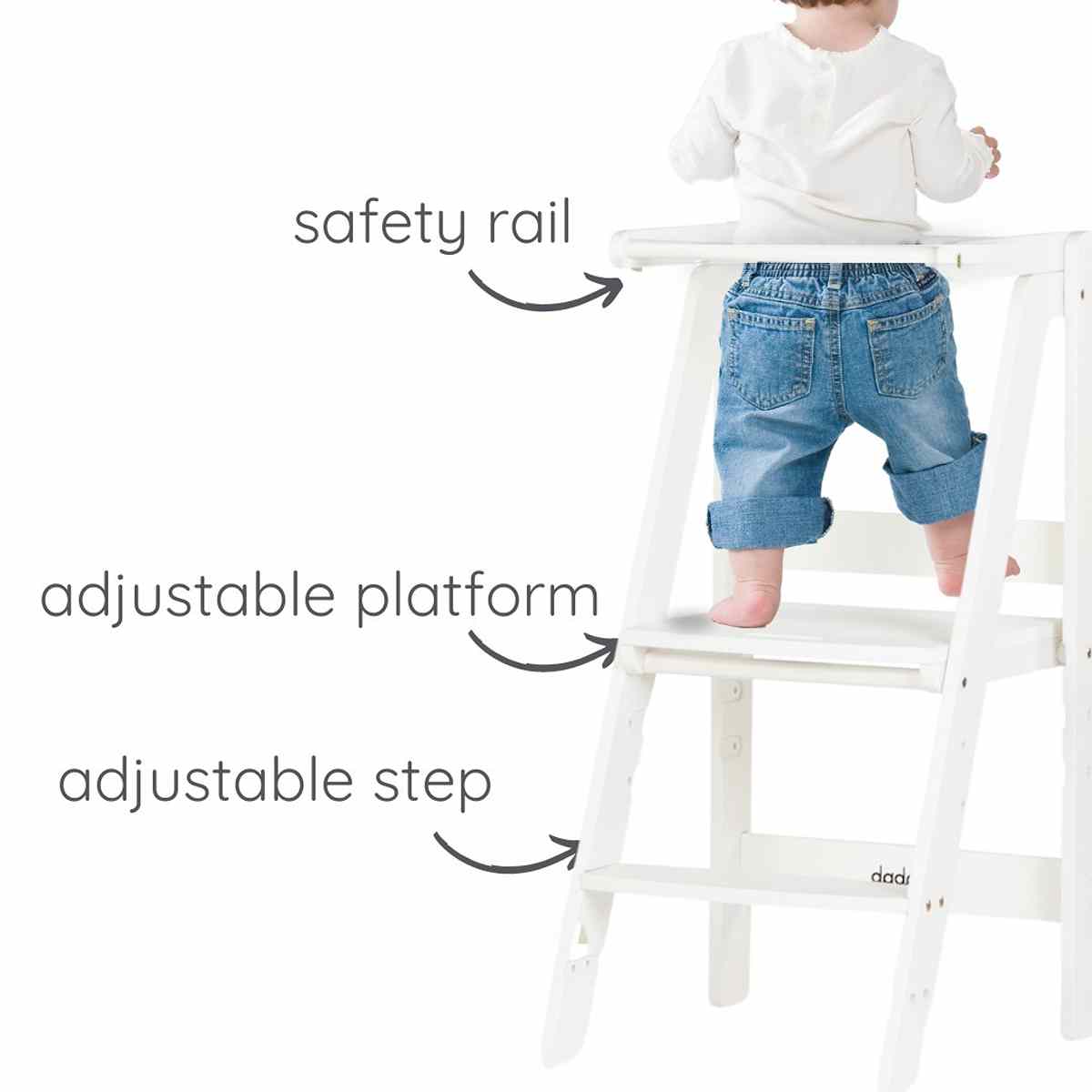 DaDaDa Folding Toddler Tower, 7290019952299 -- ANB Baby