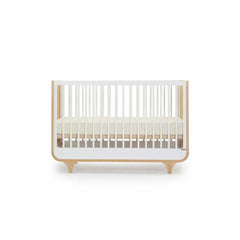 DaDaDa Jolly 3 - in - 1 Convertible Crib, White / Natural, ANB BABY