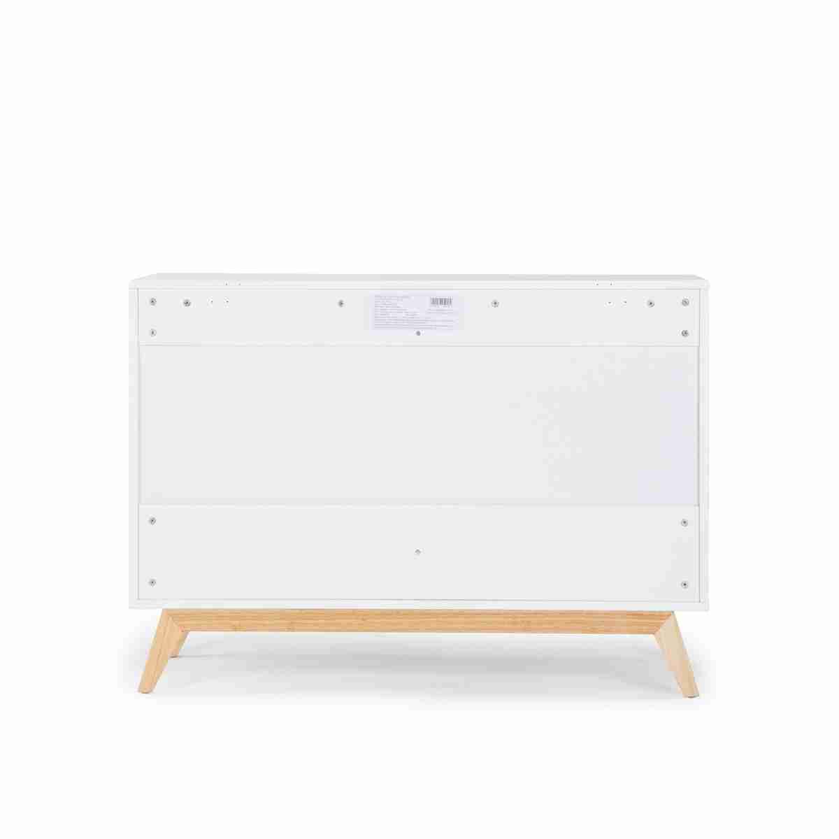 DaDaDa Merry 6-Drawer Dresser, White/Natural, 7290019952152 -- ANB Baby