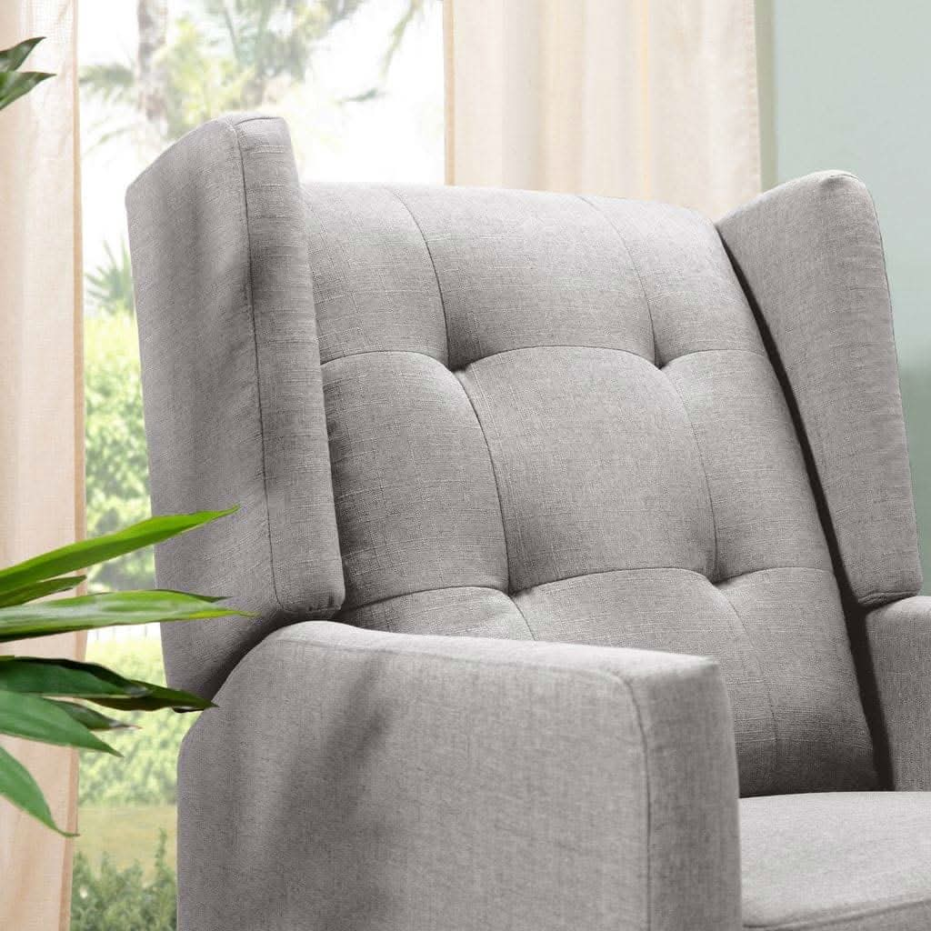 DaVinci Maddox Recliner and Swivel Glider in Misty Grey, ANB BABY