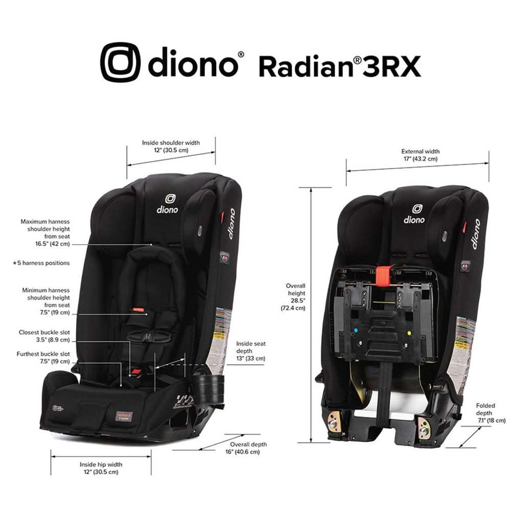 Diono Radian 3RX Latch All - in - One Convertible Car Seat, ANB BABY