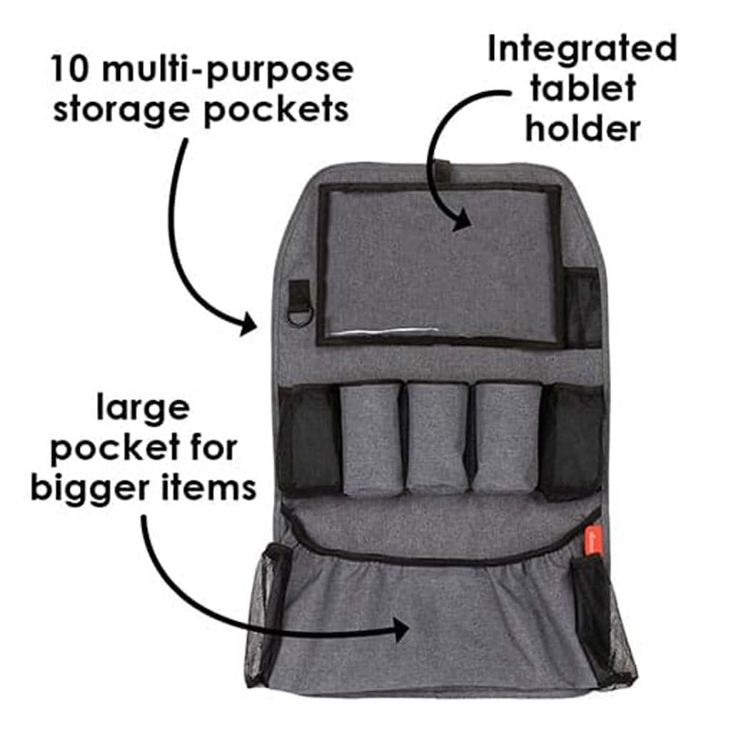 Diono Stow 'n Go Car Organizer, X - Large, Gray, ANB BABY