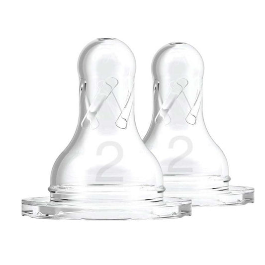 Dr. Brown's Different Level Silicone Narrow Nipple, 2 - Pack, ANB BABY