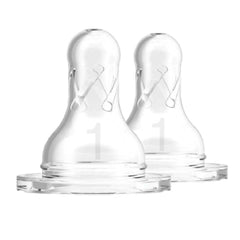 Dr. Brown's Level - 1 Silicone Narrow Nipple, 2 - Pack, ANB BABY