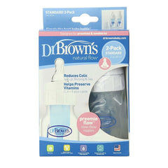 Dr. Brown's Natural Flow Feeding Bottle, Polypropylene 2 - Ounce, 2 Pack, ANB BABY