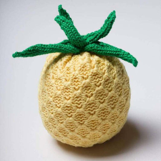 Estella Pineapple Organic Rattle Baby Toy, ANB BABY