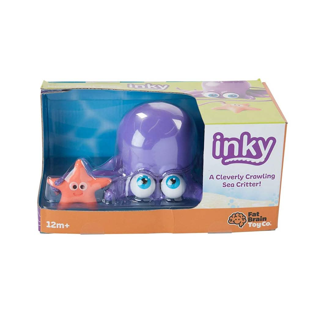 FAT BRAIN Toys Inky the Octopus Bath Toy, ANB BABY