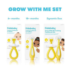 FridaBaby Grow - with - Me Training Toothbrush Set, ANB BABY