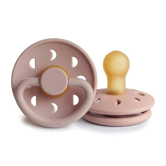 Frigg Natural Rubber Pacifier Moon Phase, Blush, ANB BABY